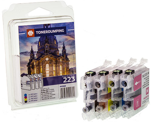 TONERDUMPING Multipack ersetzt Brother LC-223 Serie TONERDUMPING Multipack ersetzt Brother LC-223 Serie