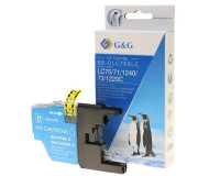 Kompatible Druckerpatrone ersetzt Brother LC1220C, LC1240C, LC1280XLC Cyan Kompatible Druckerpatrone ersetzt Brother LC1220C, LC1240C, LC1280XLC Cyan