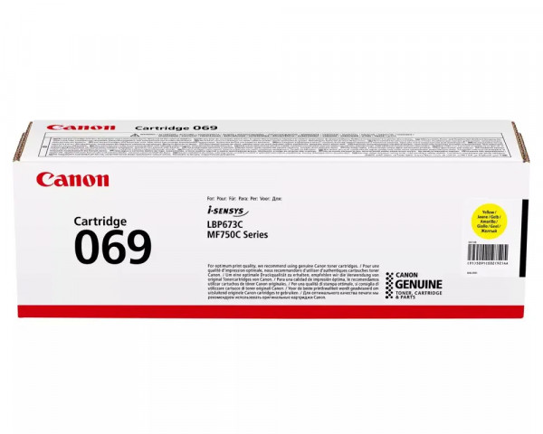 Original-Toner Canon Cartridge 069 Yellow