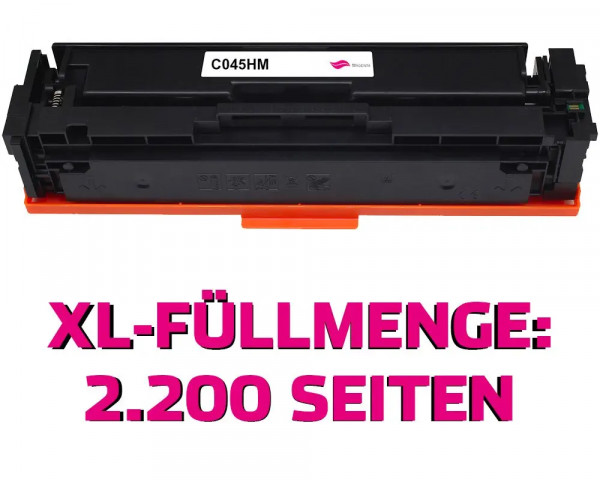 Kompatibler XL-Toner ersetzt Canon 045 H Magenta