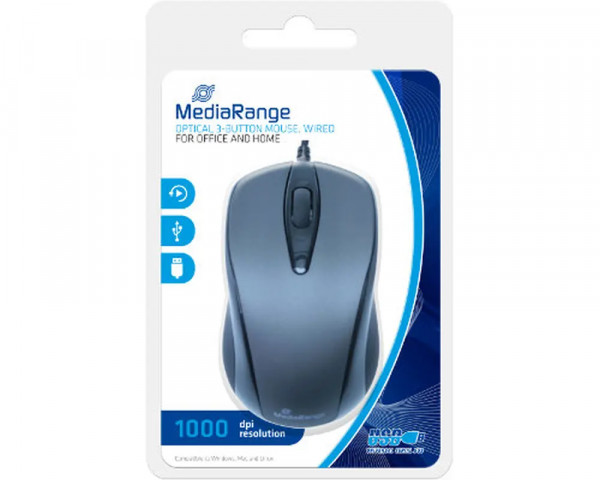 MediaRange Optische 3-Tasten Mouse