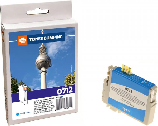 TONERDUMPING Patrone ersetzt Epson T0712 / T0892 C