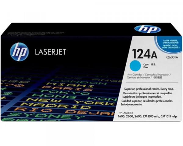 Original-Toner HP Q6001A (124A) Cyan
