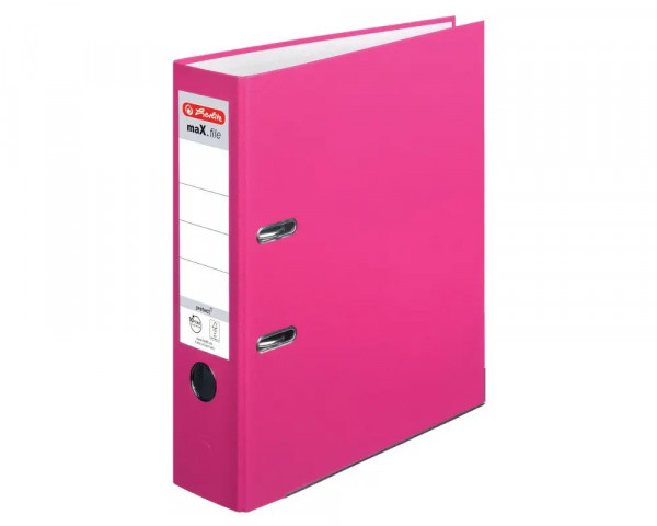 Herlitz maX.file DIN A4-Ordner 80mm in Pink