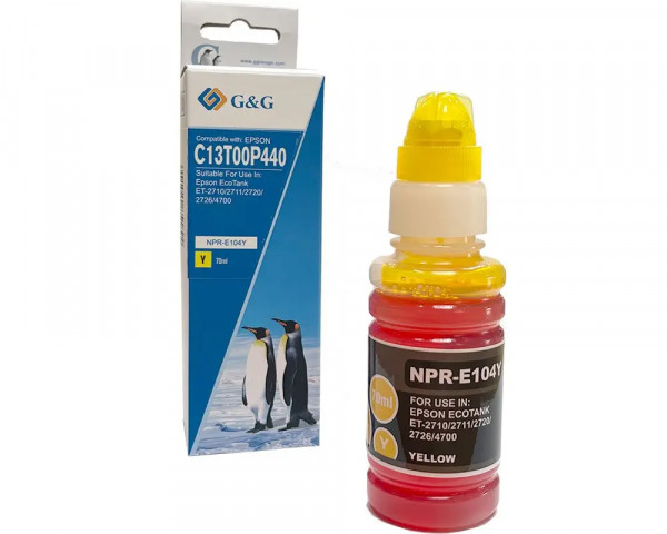 G&G-Tintentank ersetzt Epson 104/ C13T00P440 Yellow