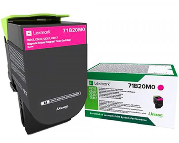 Original-Toner Lexmark 71B20M0 Magenta