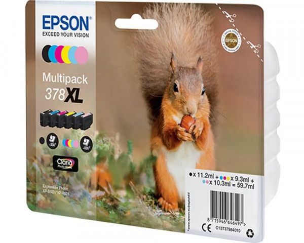 Original-Multipack Epson Nr.378XL (C13T37984010)