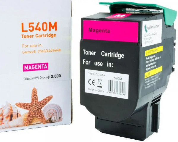 Business-Toner ersetzt Lexmark C540H1MG Magenta