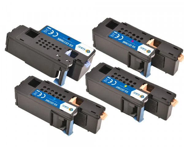 SPARPAKET 4 G&G-Toner ersetzt Epson 0611/ 0612/ 0613/ 0614 C/M/Y/K