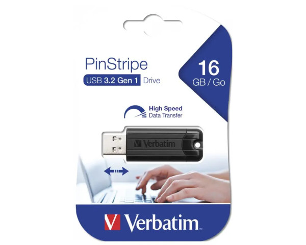Verbatim USB-Stick 16GB Pinestripe 3.2 Gen 1