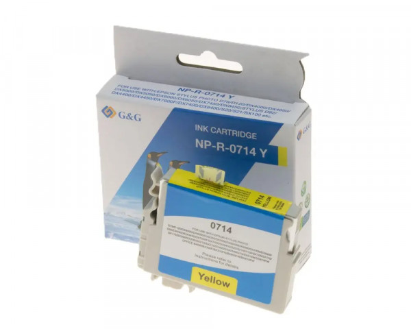 Kompatible Druckerpatrone ersetzt Epson T0714 Yellow