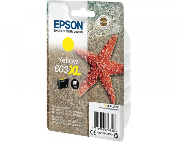 Original Druckerpatrone Epson Nr.603XL Yellow