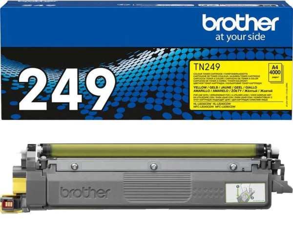 Brother TN-249 Y Yellow Original Jumbo-Toner