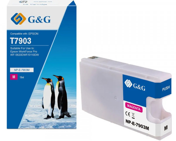G&G High Quality Druckerpatrone ersetzt Epson 79XL/ T7903 Magenta