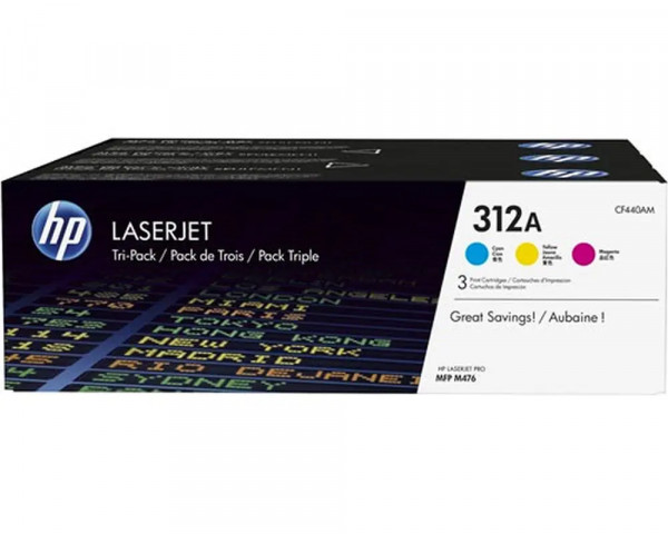 Original-Toner-Set HP CF440AM (312A) C/Y/M