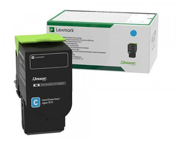 Original Return-Toner Lexmark 78C2XC0 Cyan