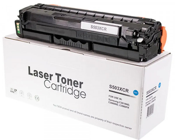 Rebuilt-Toner ersetzt Samsung CLT-C503L Cyan