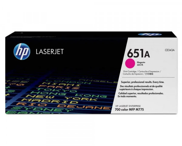 Original-Toner HP CE343A/ 651A Magenta