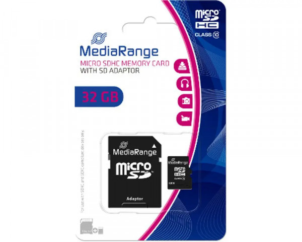MediaRange microSDHC Memory Card 32GB