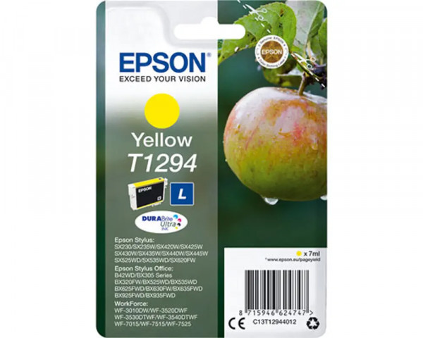 Original Druckerpatrone Epson T1294 Yellow