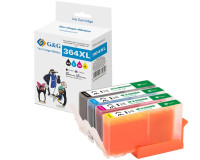 Sparpaket 4 TONERDUMPING Patronen ersetzt HP Nr.364XL Serie