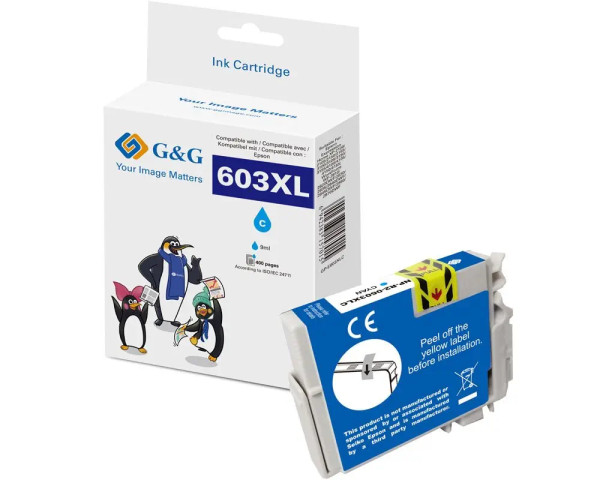 Kompatible Druckerpatrone ersetzt Epson Nr.603XL Cyan