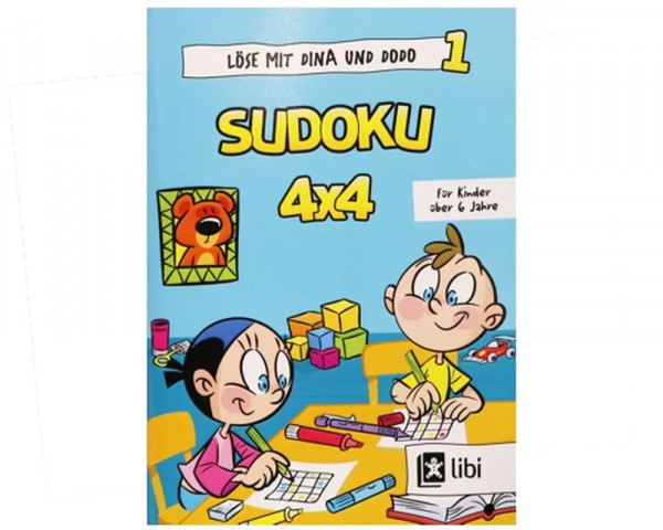 Libi Rätselbuch DIN A6 - Sudoku 4x4