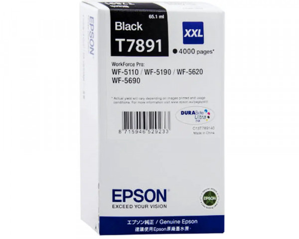 Original XXL-Druckerpatrone Epson T7891 (C13T789140) Black