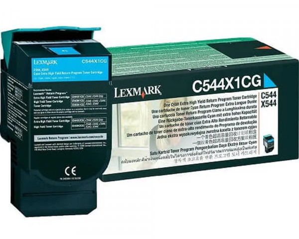 Original-Toner Lexmark C544X1CG Cyan