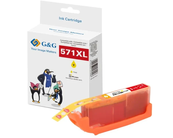 Kompatible Druckerpatrone ersetzt Canon CLI-571Y XL Yellow
