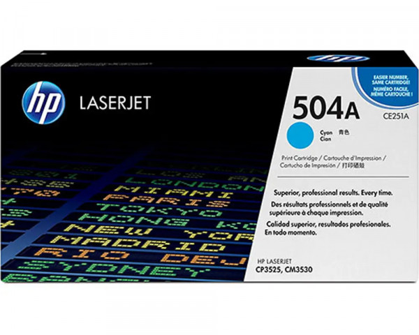 Original Toner HP CE251A (504A) Cyan