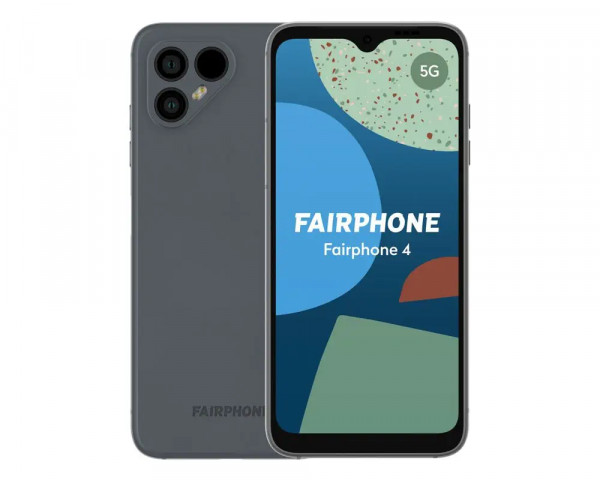 Fairphone 4 nachhaltiges Smartphone 5G | 256GB interner Speicher | 8GB Ram | in Grau