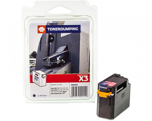 TONERDUMPING Druckerpatrone ersetzt Canon BC-01/ BC-02/ BX-2/ BX-3