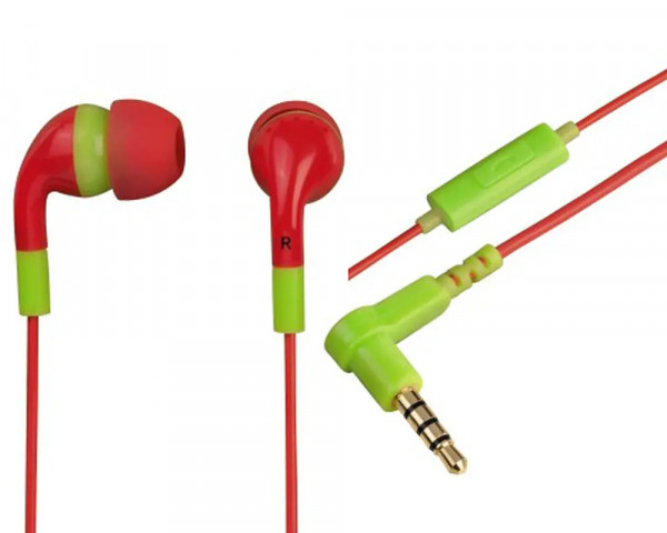 Hama In-Ear Stereo Kopfhörer - Flip Flop in Rot/Grün