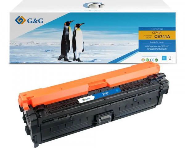 Business-Toner ersetzt HP CE741A/ 307A Cyan