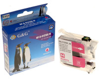 Kompatible Druckerpatrone ersetzt Brother LC-125XL-M Magenta