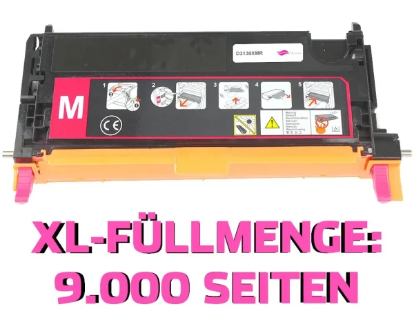 Rebuilt-Toner ersetzt Dell 593-10292 Magenta