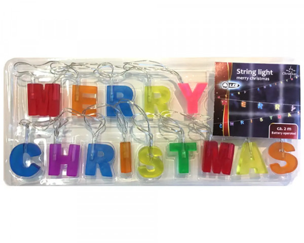 LED-Lichterkette - Merry Christmas