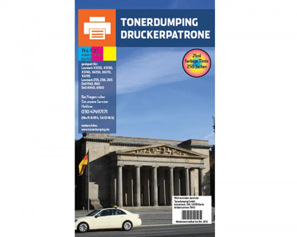 Tonerdumping Druckerpatrone ersetzt Lexmark Nr.83 Color