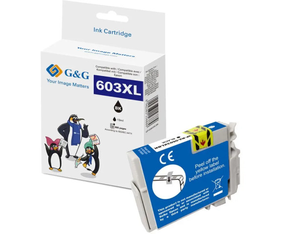 Kompatible Druckerpatrone ersetzt Epson Nr.603XL Black