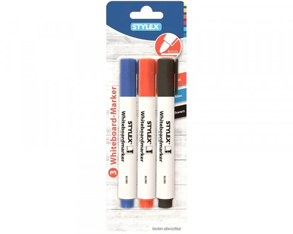 3 STYLEX Whiteboard-Marker