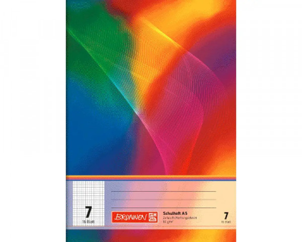 Herlitz Schulheft A5, 16 Blatt, Lineatur 7