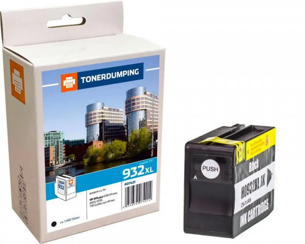 TONERDUMPING Druckerpatrone ersetzt HP Nr.932XL Schwarz