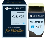 Rebuilt-Toner ersetzt Lexmark C232HC0 Cyan