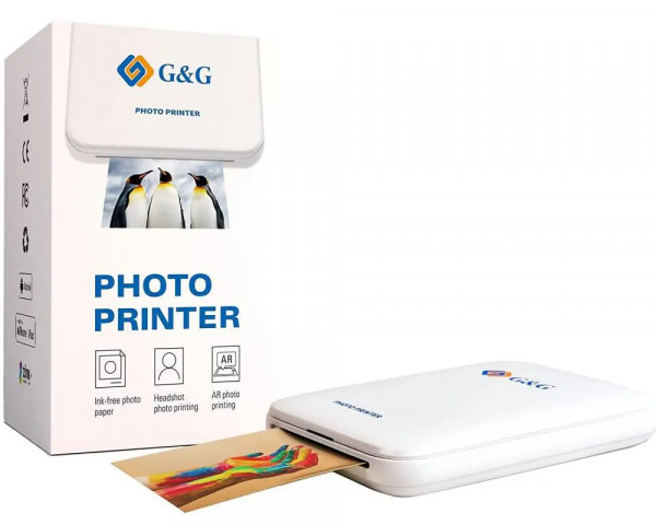 G&G Mini Fotodrucker GG-PP023 ZINK-Technologie
