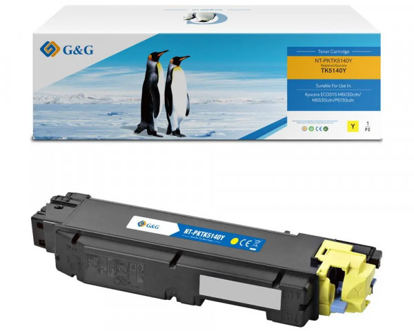 G&G Premium-Toner ersetzt Kyocera TK-5140Y Yellow