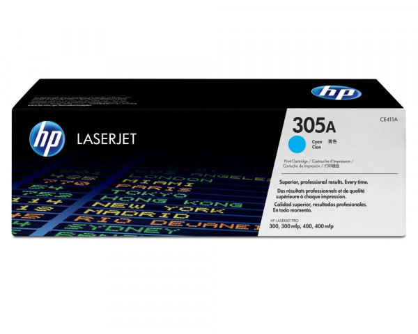 Original-Toner HP CE411A (Nr.305A) Cyan