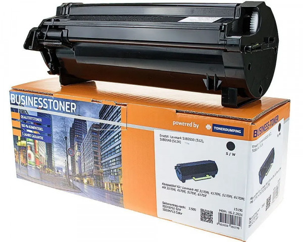 XXL-Rebuilt-Toner ersetzt Lexmark 51B2X00