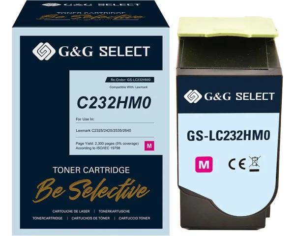 Rebuilt-Toner ersetzt Lexmark C232HM0 Magenta