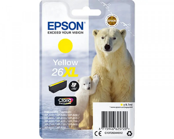 Original-Druckerpatrone Epson 26XL Yellow